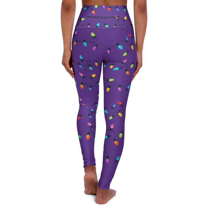 Prince Purple - High Waisted Yoga Leggings