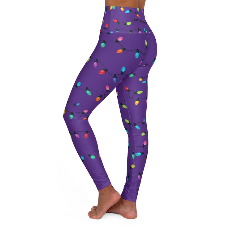 Prince Purple - High Waisted Yoga Leggings