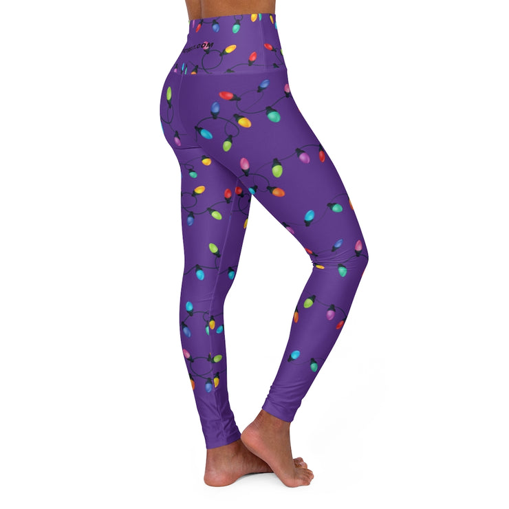 Prince Purple - High Waisted Yoga Leggings